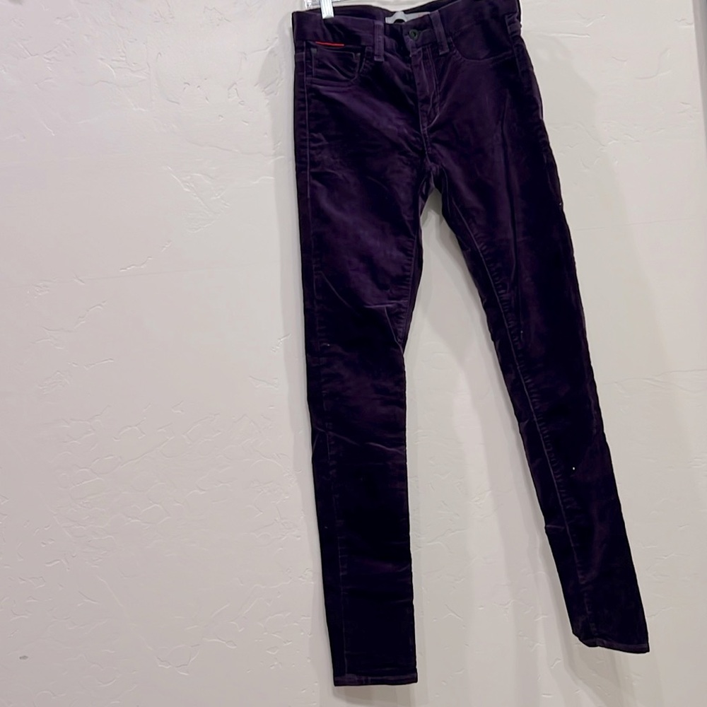 !IT Curvy Stiletto velvety Purple SkinnyJeans Sz 26